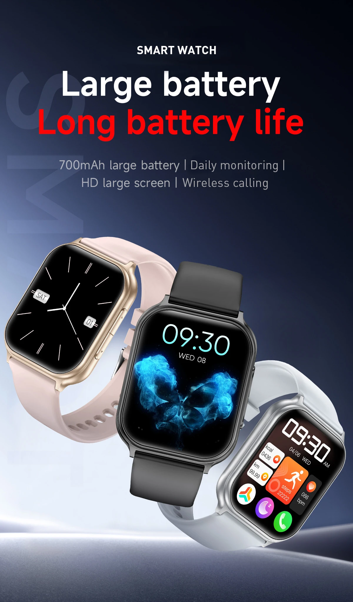 Lige Smartwatch Mit Sprachassistent Und Hd-display Für Sport_voghion.com