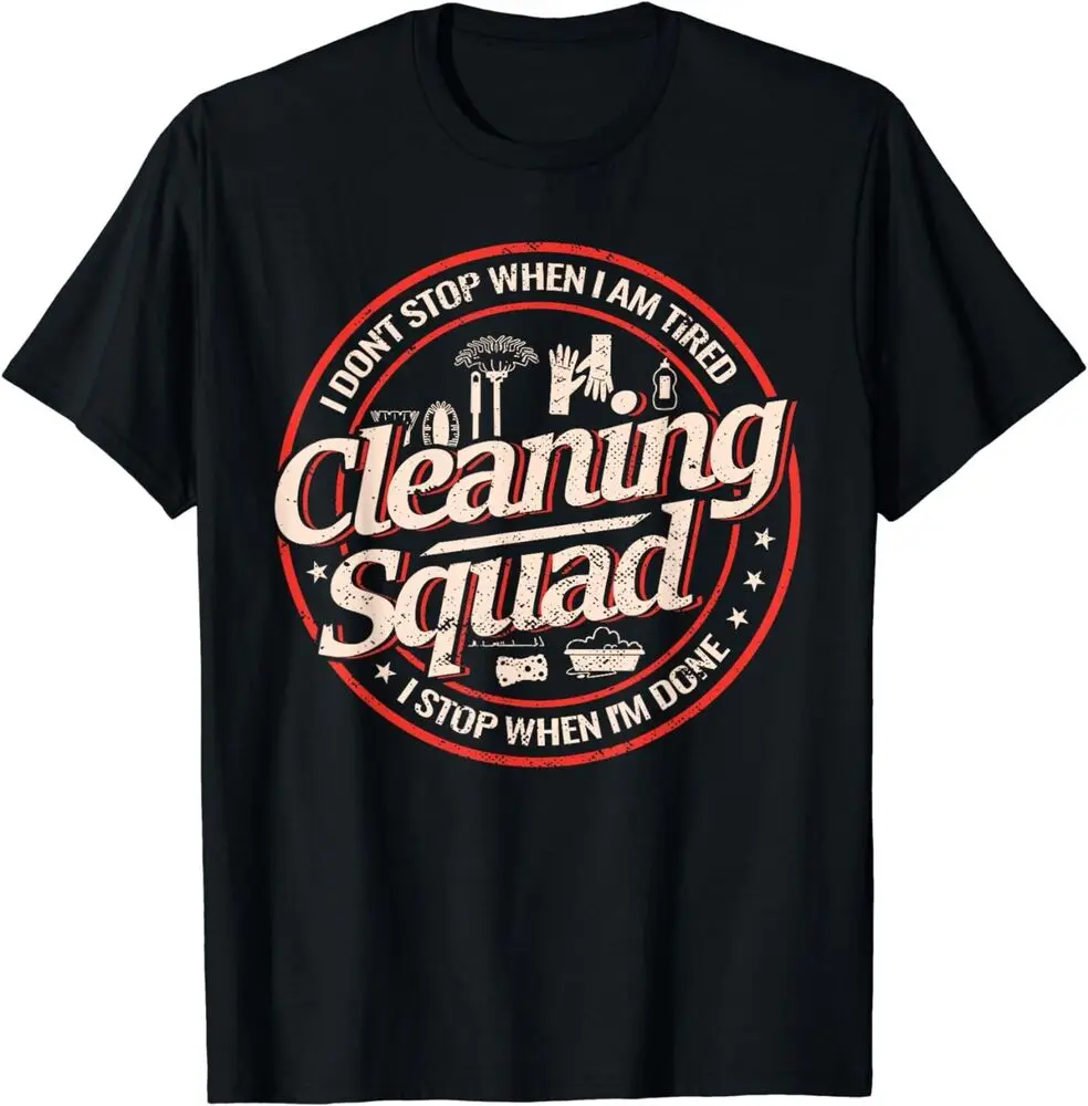 

Футболка унисекс из хлопка с надписью «It's A Cleaning Crew»