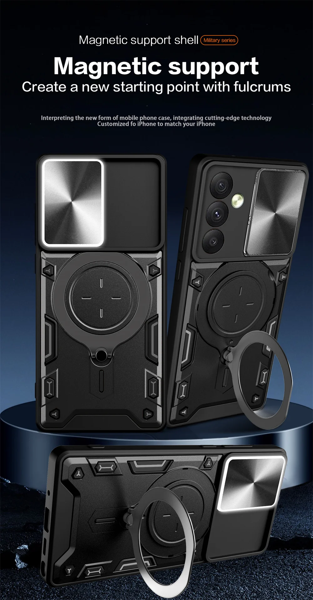 Lente Scorrevole Protettiva Funda Per Samsung Galaxy A54 5G Custodia Custodia Magnetica Per Samsung A54 A54 A 54 5G Custodia Per Armatura Galaxya54