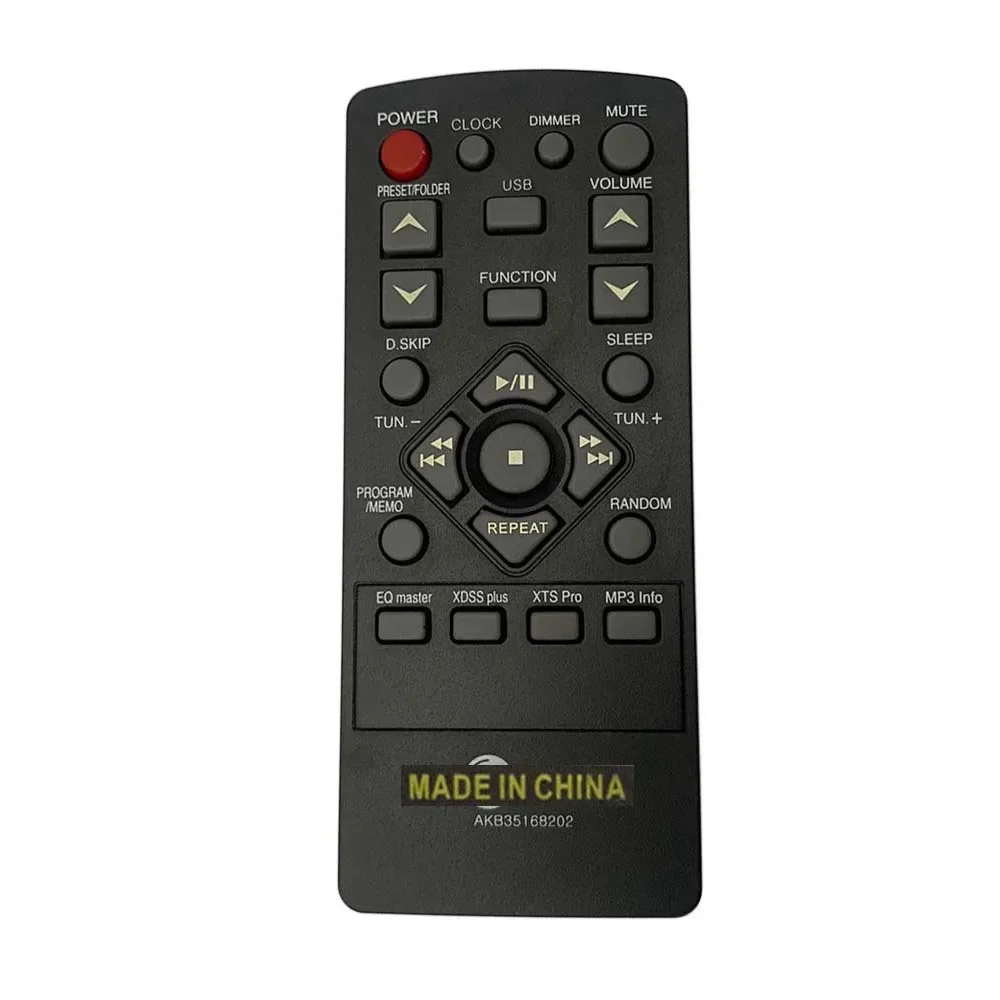 

Original Remote Control For XA-14 XA-S14F XA-S16F XA-63 XA-S63F XA-63-D0U XA-64 XA-66 XA-S66F Micro Hi-Fi Audio System