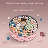 Little Monster Foldable Convenient Ocean Ball Pool Bobo Pool Boys and Girls Baby Safe Entertainment Toy Pool Children's Home 1