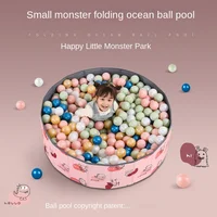 Little Monster Foldable Convenient Ocean Ball Pool Bobo Pool Boys and Girls Baby Safe Entertainment Toy Pool Children's Home 1