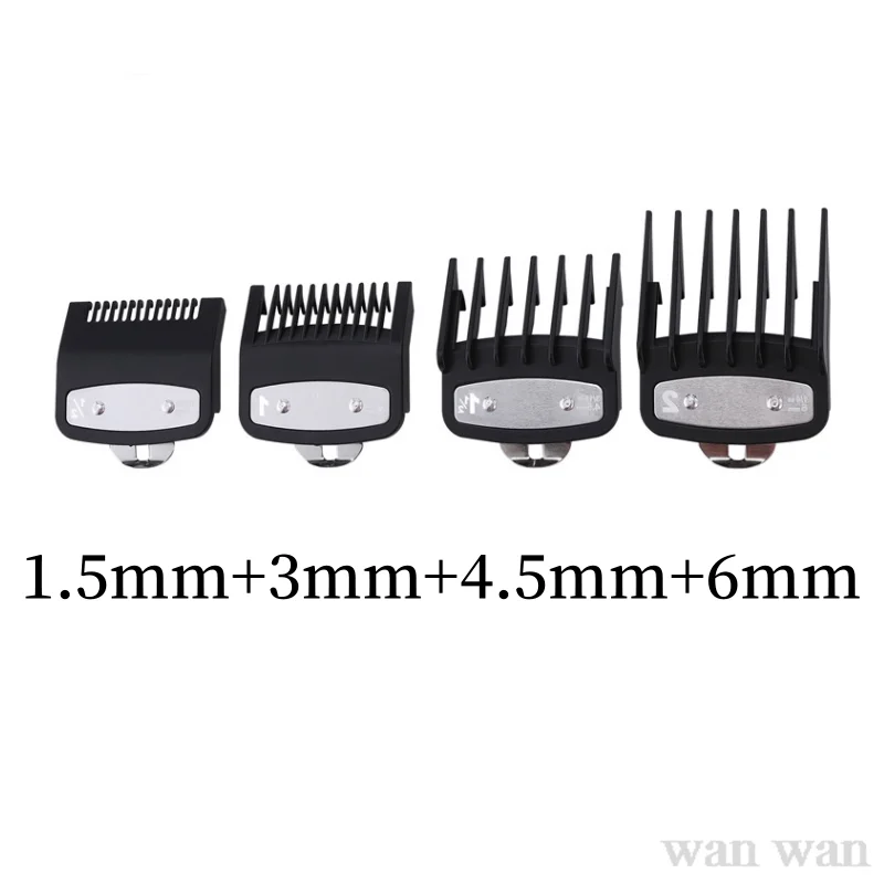 1.5mm 3mm 4.5mm 6mm Limit Comb For Wahl Electric Clipper Hair Clippers Guard Barber Shop Professional Cutting Guide Comb Y0731 4