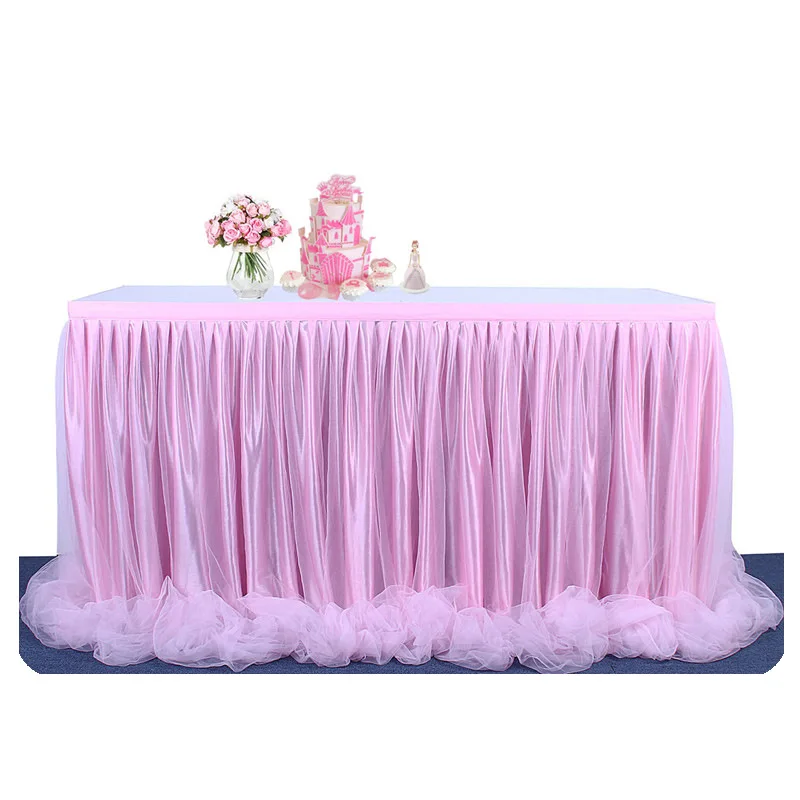 Pink long yarn