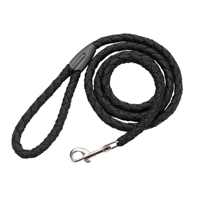2 Way Braided Nylon Dual Dog Leash Double Lead Rope Strong Pet Leash Walking Running Leads For Couplers With Soft Padded Handle 