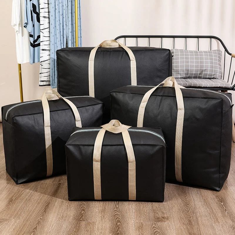 Durable Clothes Organizer Storage Bag Wardrobe Quilt Blanket Organizers Waterproof Clothing Storag Bag Zipper Organization Bags
