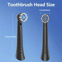 Lot de 4/8/12/16/20 têtes de brosse à dents de rechange compatibles avec Oral B iO, têtes de brosse pour Oral-B iO séries 2/3/4/5/6/7/8/9/10/7G 2