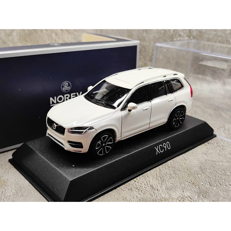 노레브 다이캐스트 1:43 스케일 XC90 SUV 자동차 합금 시뮬레이션 자동차 모델 컬렉션 장식 소년 선물 장난감 정적 디스플레이