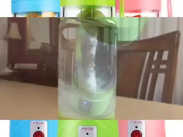 Rechargeable Hand Juicer 6 Blade Portable Electric Mini USB Multi color Juicer Bottle Blender shaker