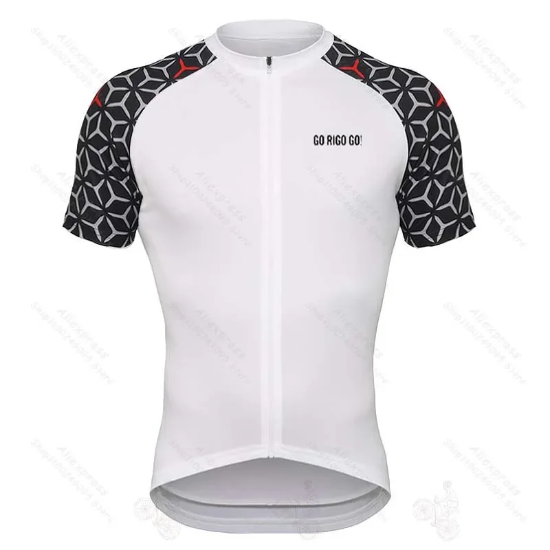 thumbnail image 1 of Maillots de ciclismo Go Rigo Go Ropa de ciclismo para hombre Ropa de ciclismo blanca Ropa de ciclismo MTB Mangas cortas Equipo Colombia Ropa deportiva de ciclismo, 1 of 5