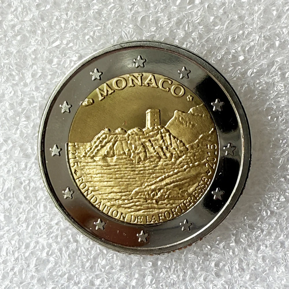 European Gold Coins Souvenirs 2015 Monaco Commemorative Coin Coin Collection Home Decoration Metal Crafts