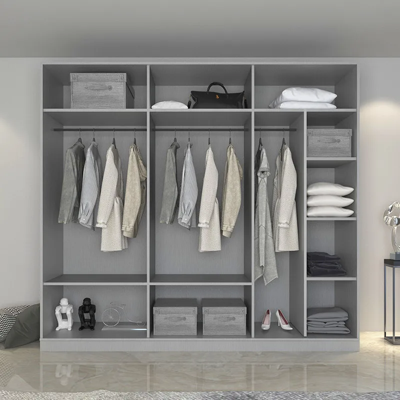 Armarios modernos de alta calidad con luz Led, armario de dormitorio de  lujo, muebles de puerta abatible, 2022