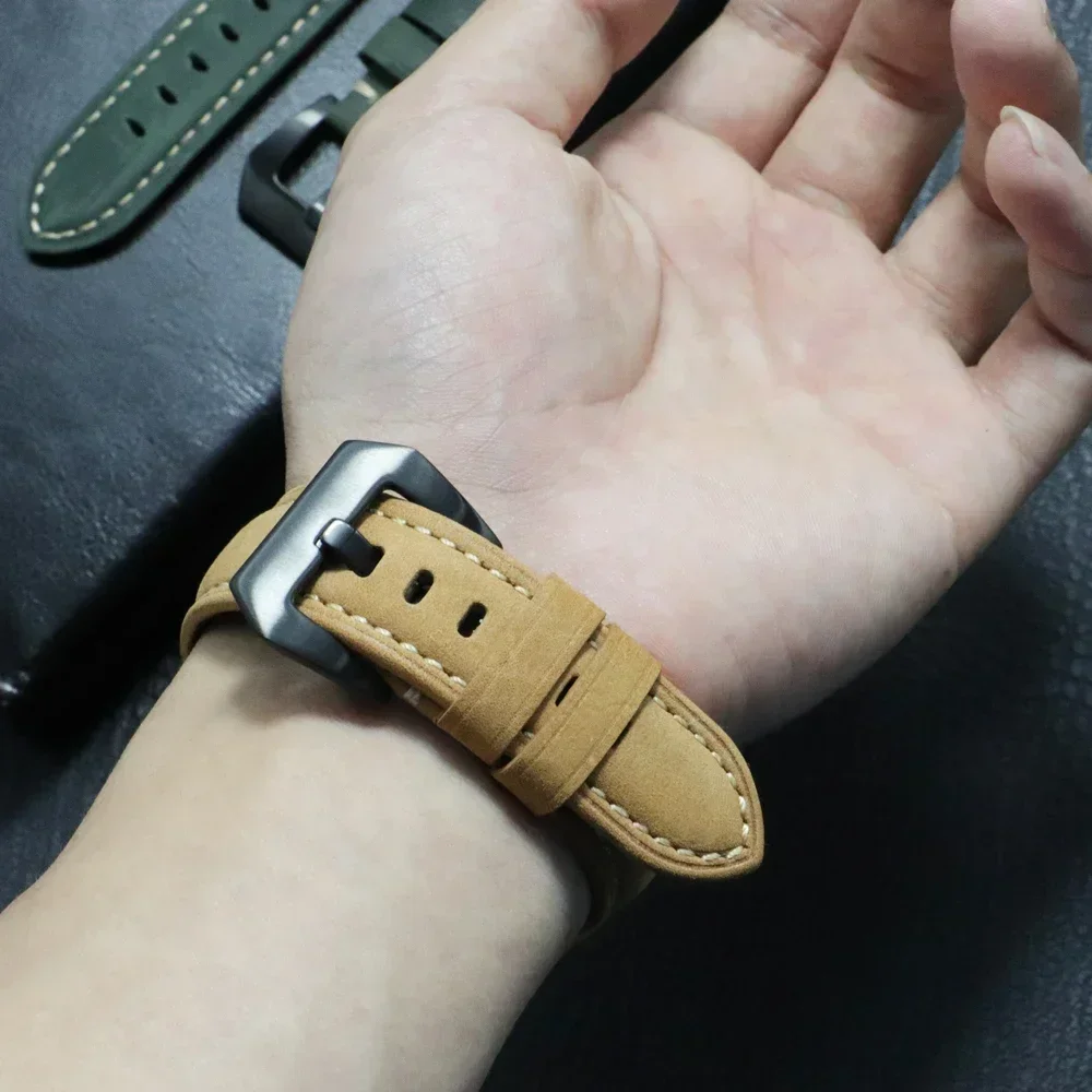 Genuine Leather QuickFit Watchband Strap - Premium 26mm/22mm