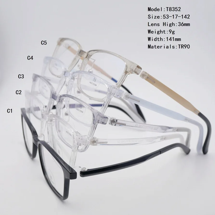 Transparent box TR90 eyeglasses frames male and female children Student Men Women small size T8350 Girl Boy Kid Eye glasses