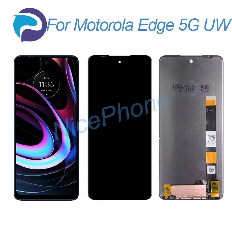 Per Motorola Edge 5G Uw Schermo Lcd + Touch Digitizer Display 2460*1080 Per Display Lcd Moto Edge 5G Uw