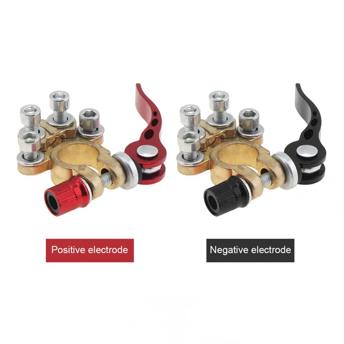 2pcs 12V 1/2/3/4 AWG  4    ͸ ͹̳ Ŀ ڵ   ̼ ִ  Ʈ ̵