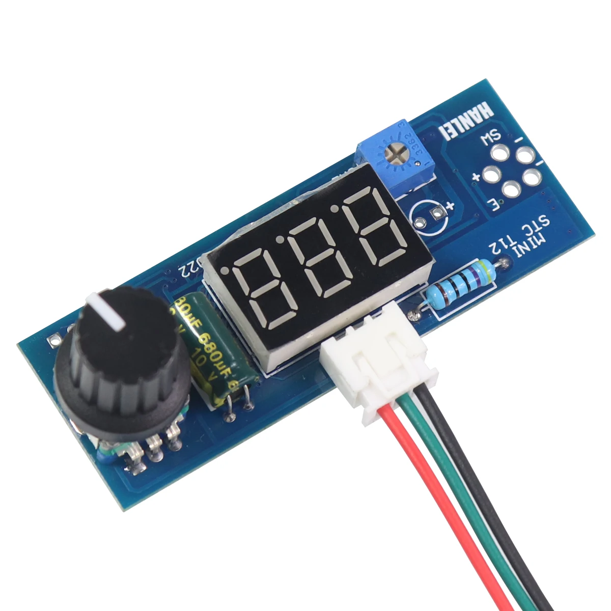 Electric Unit Digital Soldering Iron Station Temperature Controller Kits for HAKKO T12 Handle DIY kits w/ LED vibration switch 4