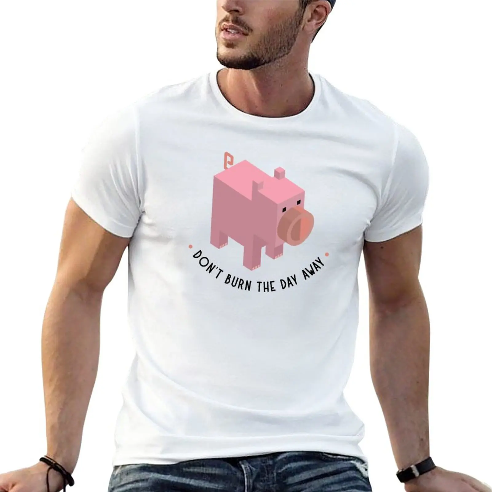 

New Dont Burn The Day Away DMB Dave Matthews Pig Lyrics Fun Dave Matthews T-Shirt Blouse summer tops men clothings