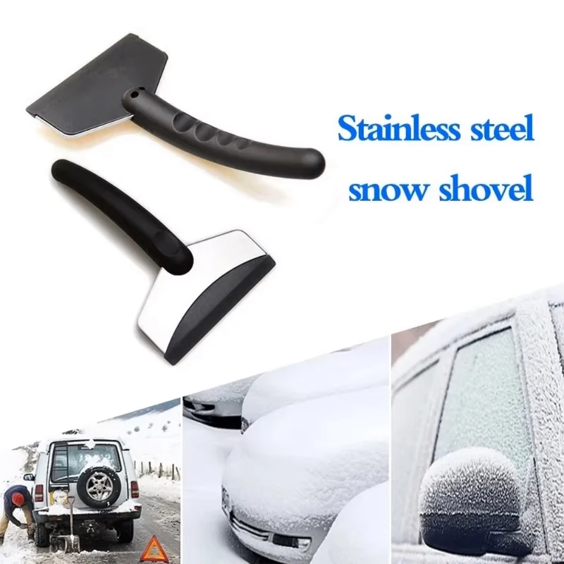 Snow Removal Scraper Car Windshield Snow Ice Shovel Window Cleaning Tool For Nissan Juke Qashqai J11 Note Pathfinder Patrol Y62 windshield shovel windshield deicing instrument snow ice scraper windshield defroster car deicer ice deicing tool