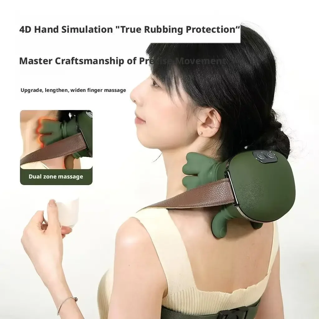 Multifunctional Massager with Shiatsu Kneading Heat Therapy