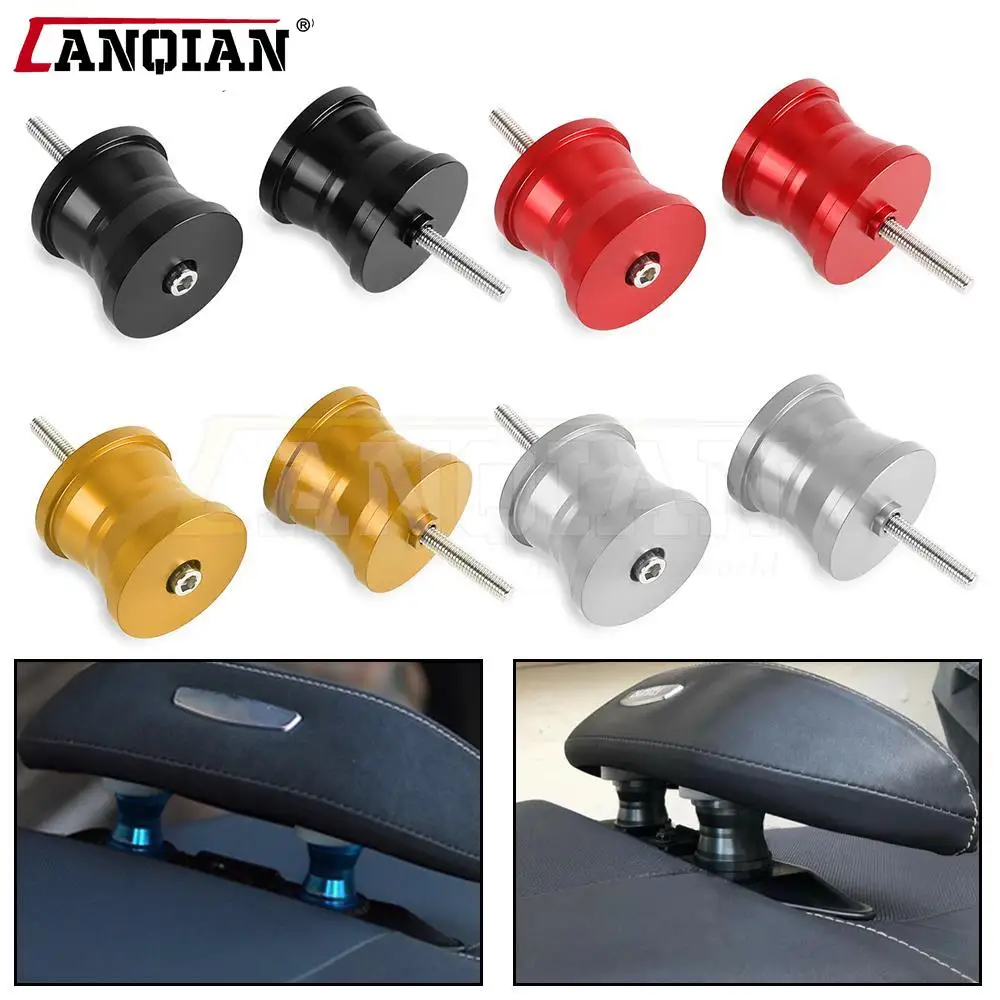 Riseurs D'amortisseur Moto - 2 Pièces, Surélévation De 5 Cm Pour Châssis, En Alliage Alu Noir (vis Incluses)