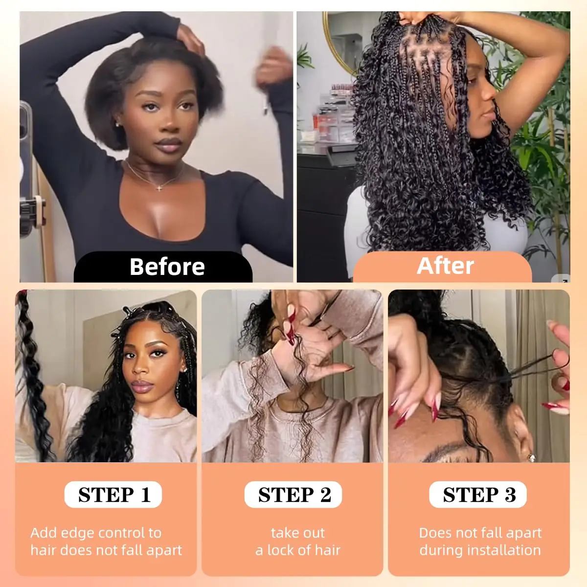 Burmese Curly Human Braiding Hair for Boho Braids 120g/2 Bundles Deep Wave Bulk Human Hair Unprocessed Burmese Curly Spiral Curly Ends Bulk 7