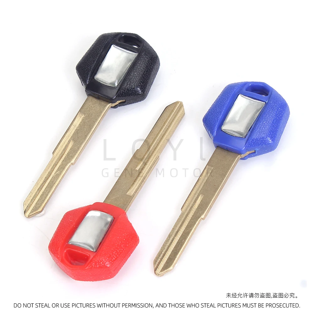 3PCS 블랭크 키 오토바이용 미가공 키 교체품 (스즈키 BK B-KING GSR400 GSR600 GSR750 GSR1000 GSX1300 GSX 1300 호환)