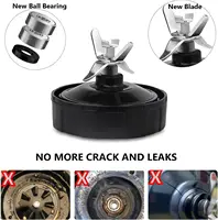 Pièces de rechange pour l'assemblage de la lame à 7 ailettes du siège de couteau du blender Nurti Ninja iQ BL480 BL401 BL642 BL801 NN102 3