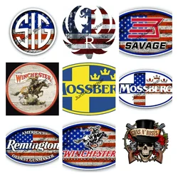 Mossberg Gun Logo Vinyl Sticker Decal Winchester Rifles and Shotguns Car Decal Decoration Car Accessories Glue Sticker KK10cm