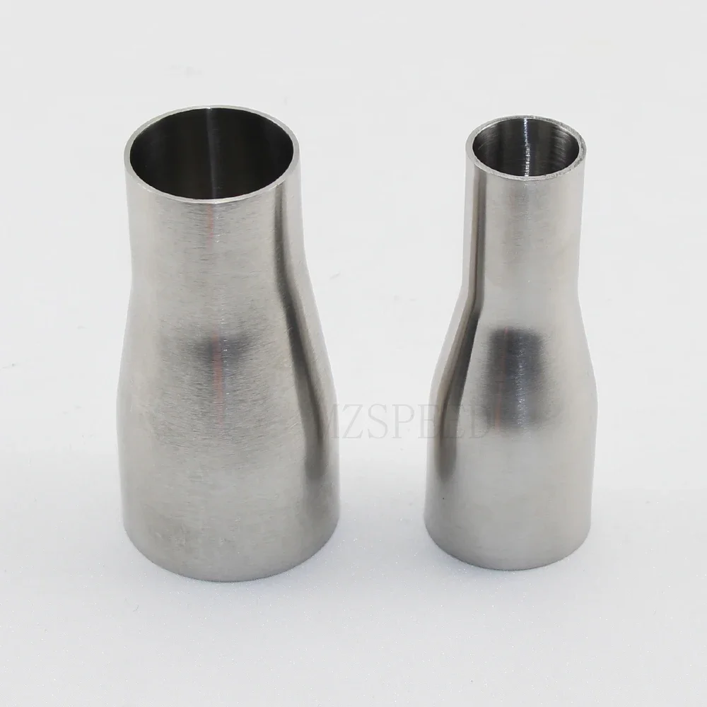 Pipe fitting OD25/32/38/45/51/63mm scarico Sportivo auto butt welding reducer SUS 304 stainless steel sanitary pipe fitting homebrew beer