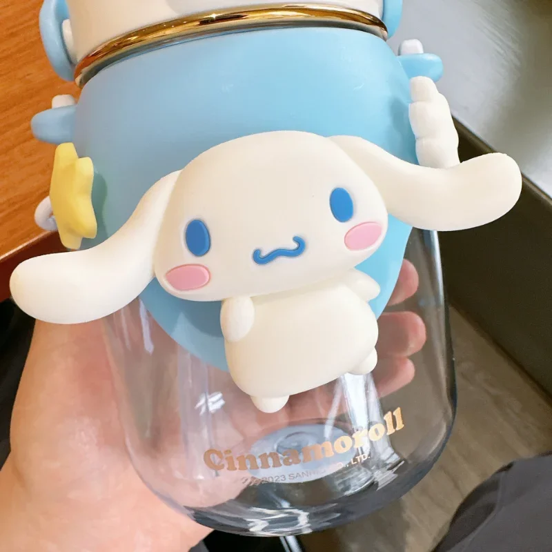 Sanrio Cinnamoroll Kuromi My Melody Plastic Sippy Cup Water Cup