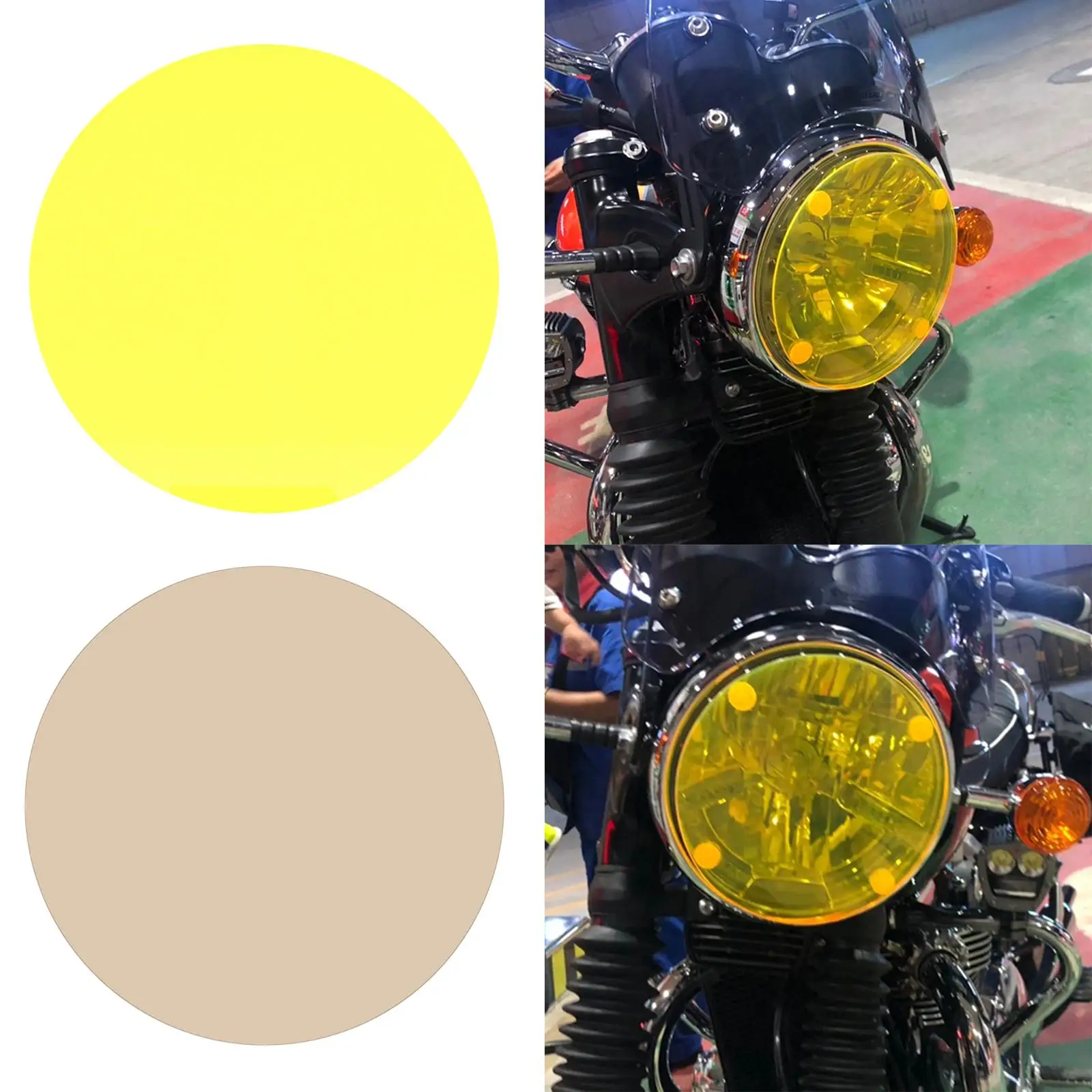 Motorcycle Vintage Headlight Lens Filter for SUZUKI 1100 G 91-93 GSF 400 P 91-93 GSF 400 