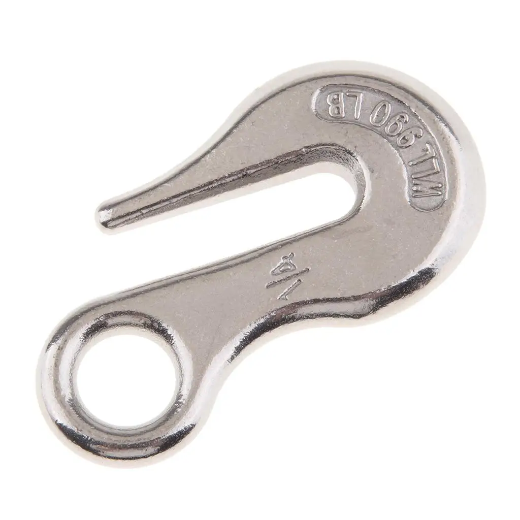 

1/4 inch Lifting Eye Hooks for Winch Cable 316 Stainless Steel
