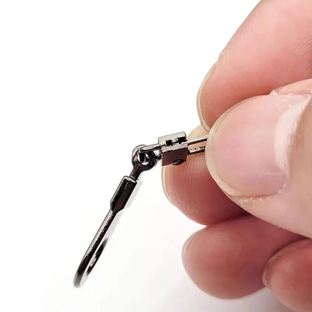 Zipper Repair Kit Zipper Pullers Zipper Sliders Zipper Heads 5PCS Replacement Metal Zip Detachable Zipper Sliders Head Zipper Head Backpacks Purses Repair DIY Sewing Replacement Tab