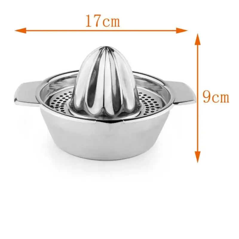 Fruit Juicer Portable Lemon Orange Manual Fruit Juicer Stainless Steel Kitchen Accessories Tools Citrus Raw Hand Pressed Juice Maker