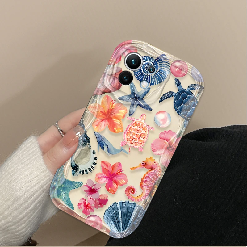 Ocean Animals Turtle Design Phone Case