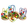 mini bâtons de jouets sur le thème de la ferme en bois, bâtons de stand de rue pour enfants, éducation précoce, coordination visuelle et moyeuse