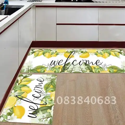 

Kitchen Marble Carpet, Comfortable Modern Marble Non-slip Mat, Door Mat for Laundry Room and Bathroom, Marble Pattern in Water