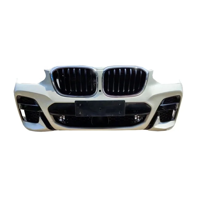 

Автомобильный бампер для BMW X3 G01 LCI X4 G02, комплект кузова, передний бампер, решетка радиатора, вентилятор, высококачественный передний бампер