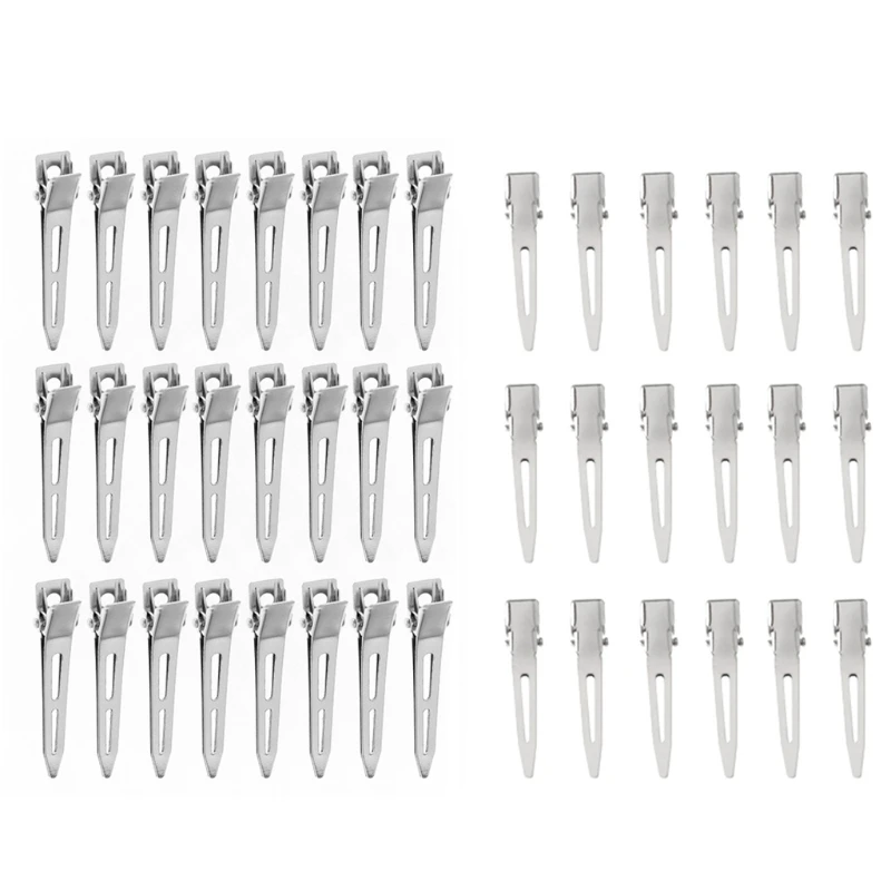 Hair Clips Professional Ladies Salon Fixed No Bend Curl Makeup No Crease 24Pcs