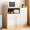 Кухонные шкафы Simple Locker Floor Home Kitchen Cabinet Modern Minimalist Buffet Wall Sideboard Cabinet  2