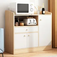 Кухонные шкафы Simple Locker Floor Home Kitchen Cabinet Modern Minimalist Buffet Wall Sideboard Cabinet  2