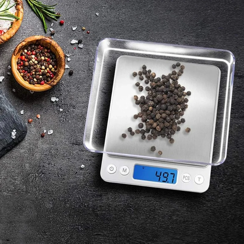 LCD Digital Jewelry Scale 3kg 0.1g/500g 0.01g Smart Precision Electronic Pocket Portable Kitchen Food Scales Gram Weight Balance LCD Digital Jewelry Scale 3kg 0.1g/500g 0.01g Smart Precision Electronic Pocket Portable Kitchen Food Scales Gram Weight Balance