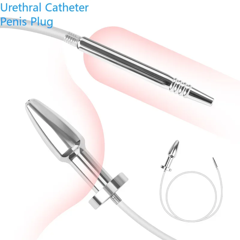 Catheter Dilator Penis Plug Urethral Sound Stimulate Dilator Sex Product Masturbation Rod Sex Toy Men Urethral