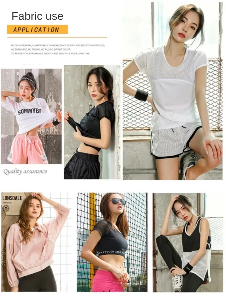 75D Mesh Fabric By The Meter for T-shirt Coat Pants Sport Clothes Lining Diy Sewing Needlework Cloth Breathable Soft Plain White