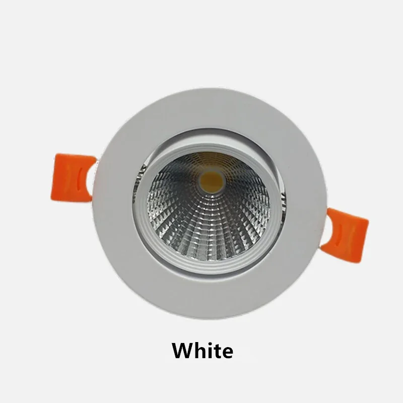 ตัวเลือกสินค้า ดาวน์ไลท์ LED ปรับมุมได้ 5-20W อลูมิเนียม COB สปอตไลท์
