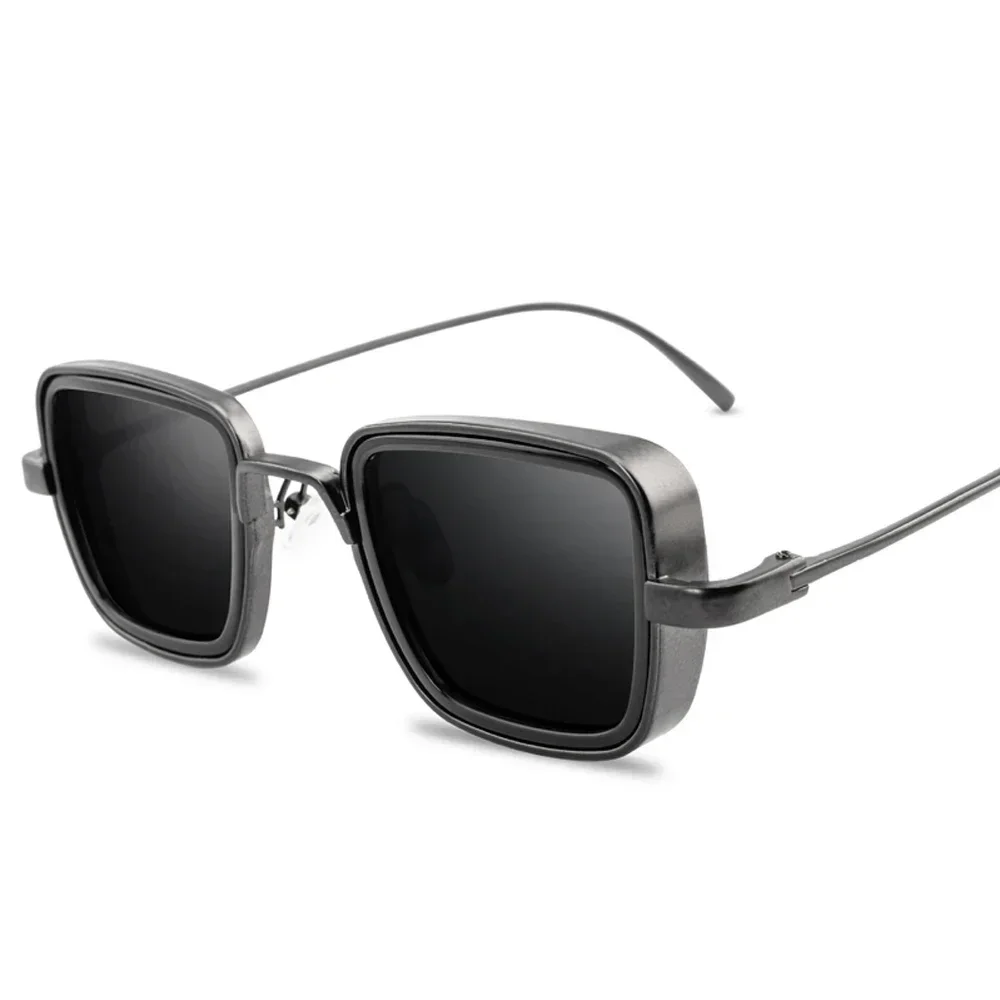 Stylish Retro Square Vintage Metal Steampunk Sunglasses Men Women UV400 steampunk sunglasses polarized sunglasses sports sunglasses semi rimless sunglasses night vision glasses clip on sunglasses sunglasses clips glass frames