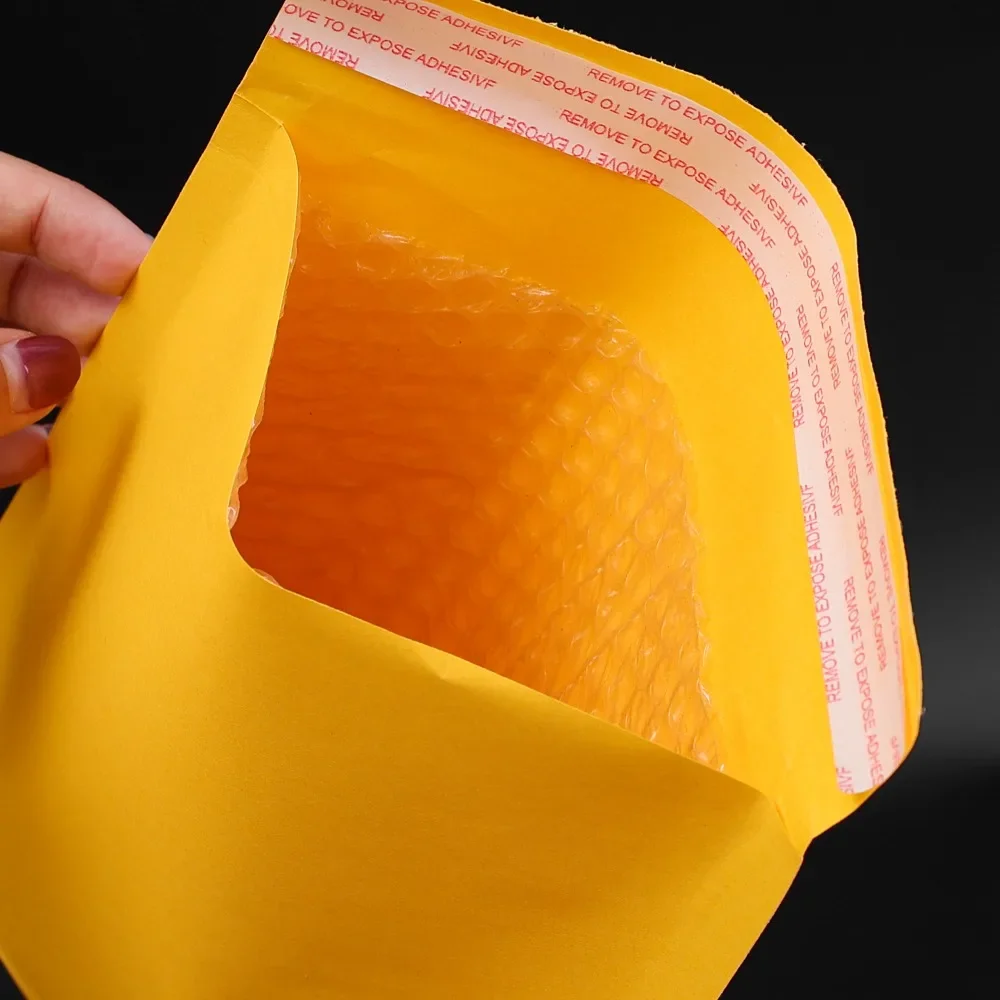MarFul Kraft Bubble Mailer Bulk 50 Pack,High Density Bubble Waterproof Self Seal Adhesive Shipping Bags Protect Your Item Cushioning Padded Envelopes