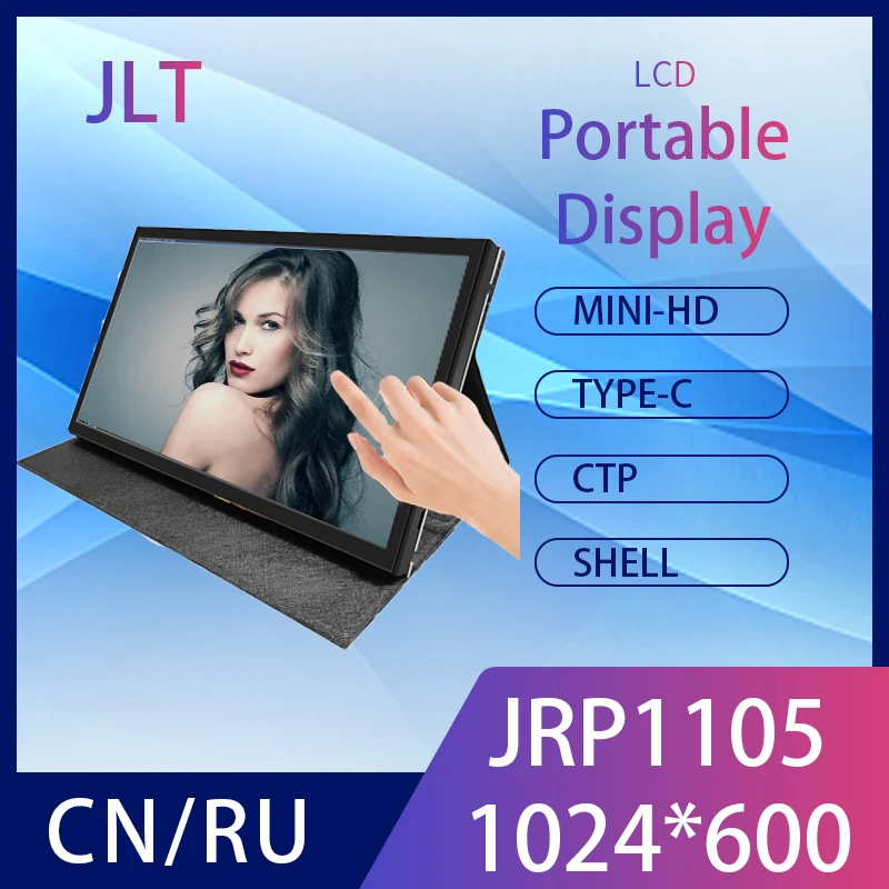 10.1“ IPS HDMI-compatible Screen Monitor for Raspberry Pi 3 4 Model B Raspberry Pi 1 1024*600 AIDA64 module with shell CASE