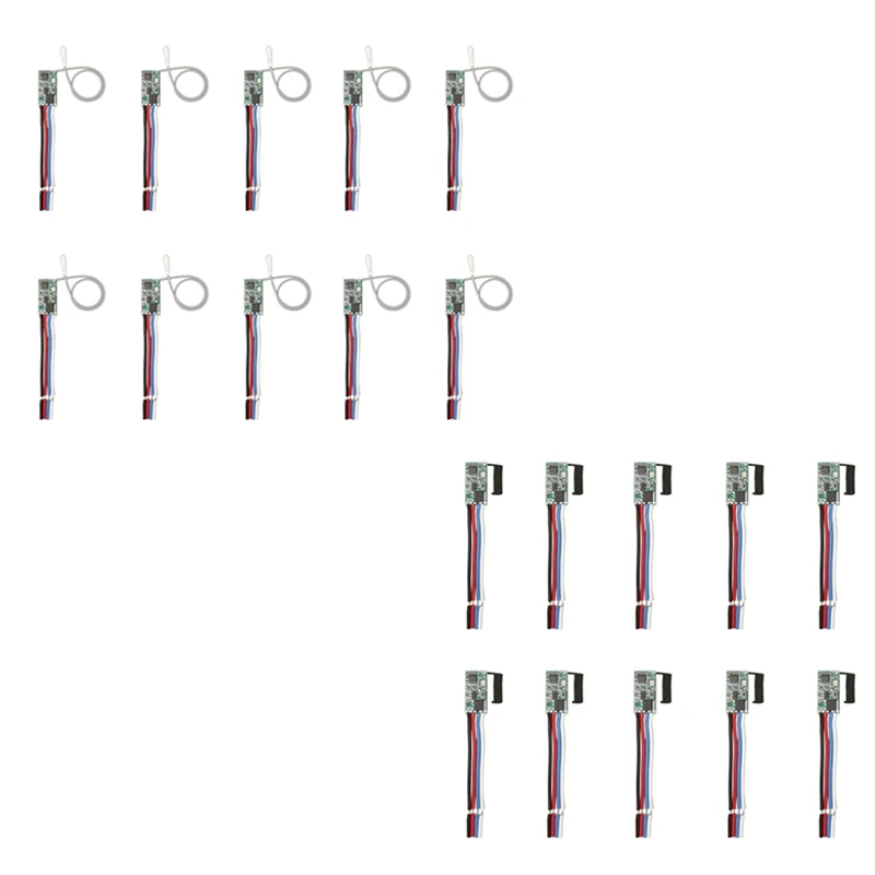 

10 шт., универсальный беспроводной пульт дистанционного управления 433-24 В постоянного тока, 3,6 МГц